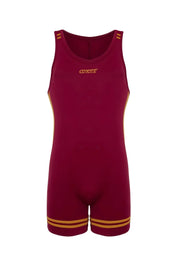 Varsity Singlet | Burgundy Singlet | Coyote Jocks