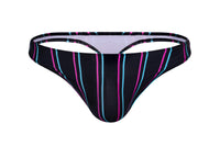 Mini Swim Thong | Neon Black