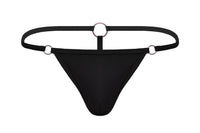 Hardware Thong | Jet Black