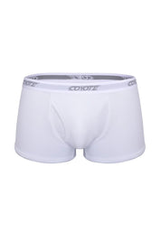 Cotton Rib Trunk | Pure White Trunk | Coyote Jocks