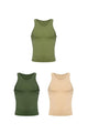 Cadet Crop Tank 3-Pack - Coyote Jocks