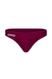 Classic Swim Brief | Burgundy Swim Briefs | Coyote Jocks