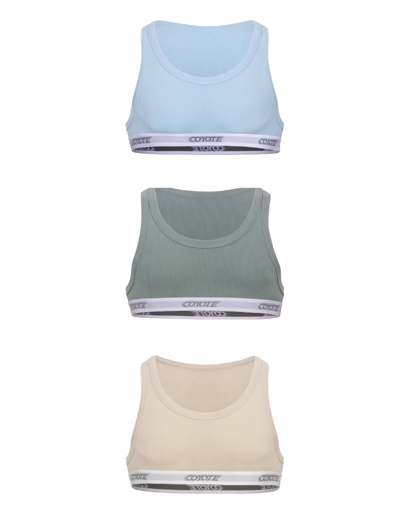 Cotton Rib Micro Tank 3-Pack | Color