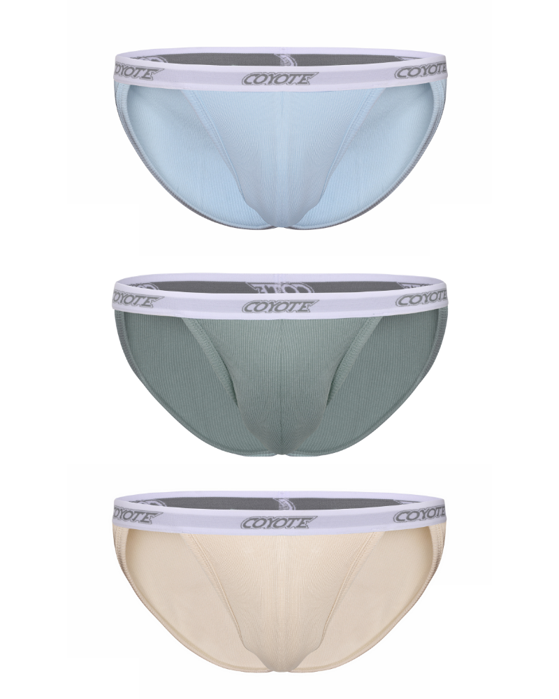 Cotton Rib Sport Brief 3-Pack | Color