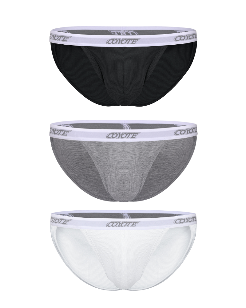 Cotton Rib Sport Brief 3-Pack | Neutral