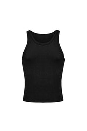 Cotton Rib Crop Tank | Midnight Tanks | Coyote Jocks