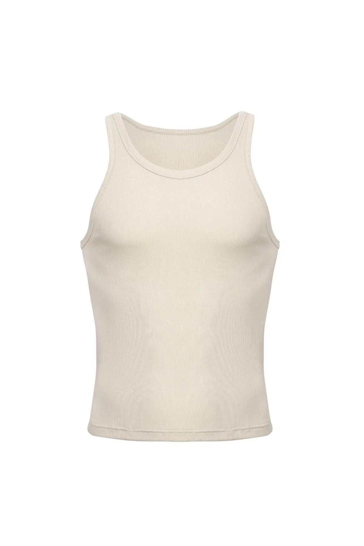 Cotton Rib Crop Tank | Sand Tanks | Coyote Jocks