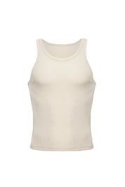 Cotton Rib Crop Tank | Sand Tanks | Coyote Jocks