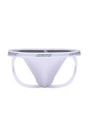Cotton Rib Jockstrap | Pure White Jockstraps | Coyote Jocks