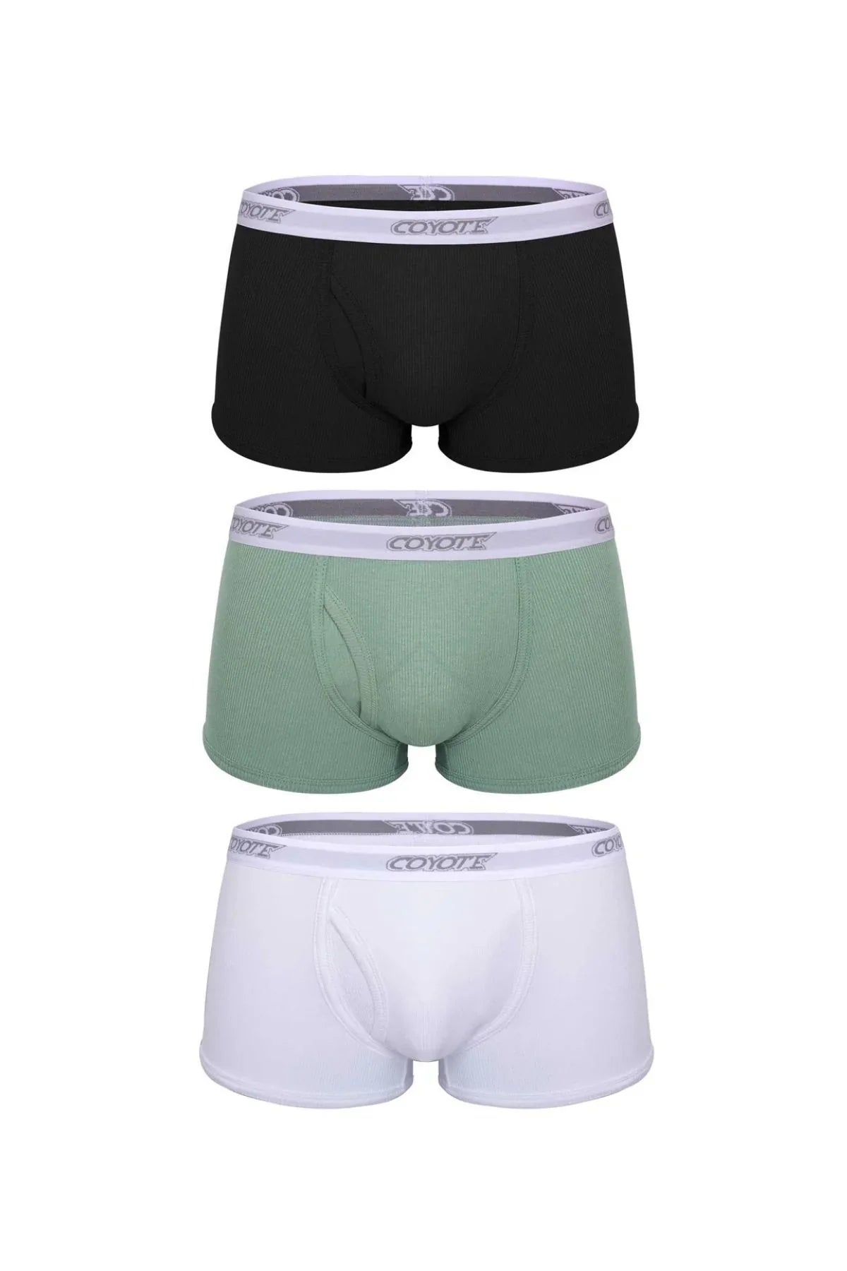 Cotton Rib Trunk 3-Pack Trunk | Coyote Jocks