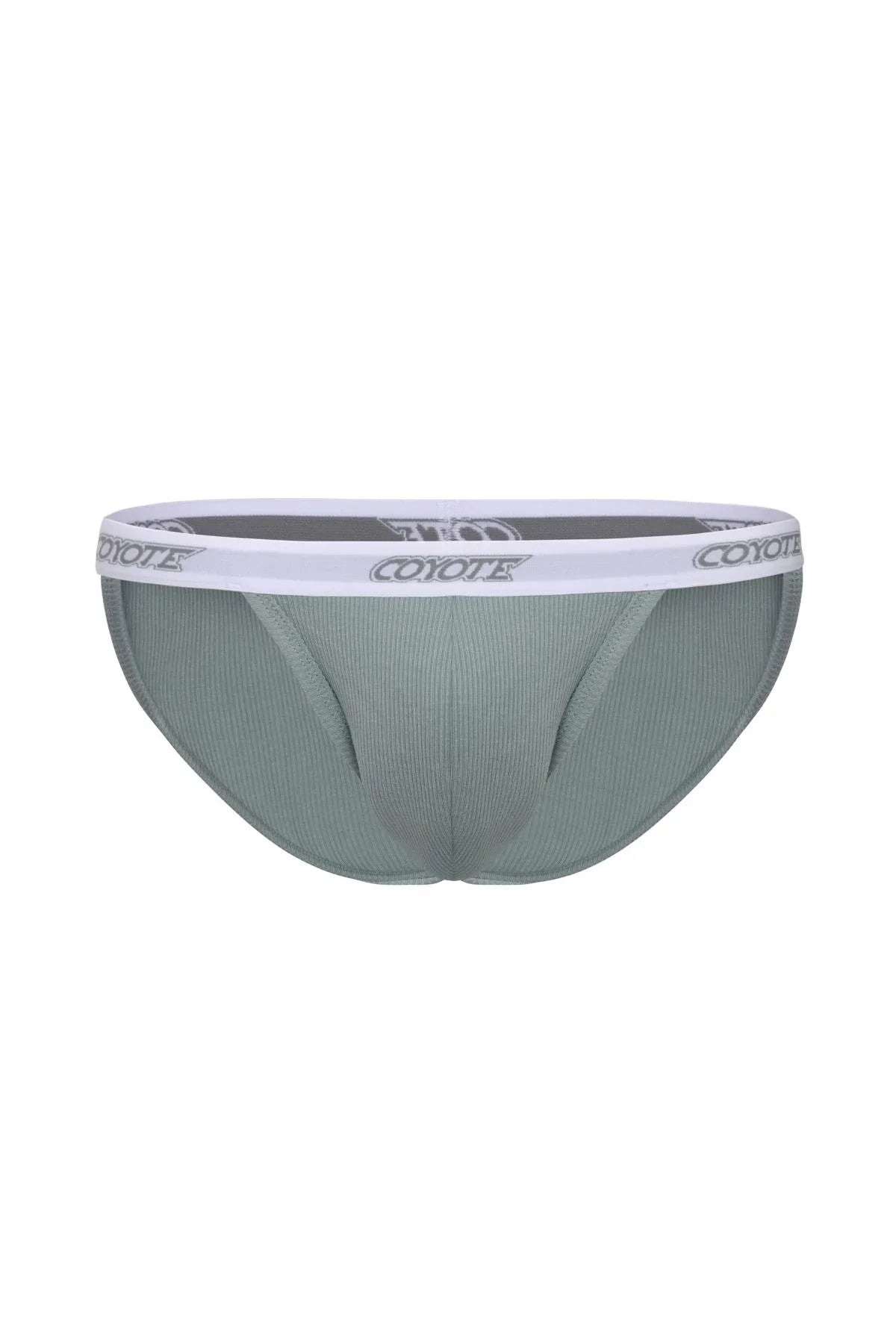 Cotton Rib Sport Brief | Grey Sage Briefs | Coyote Jocks