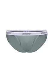 Cotton Rib Sport Brief | Grey Sage Briefs | Coyote Jocks