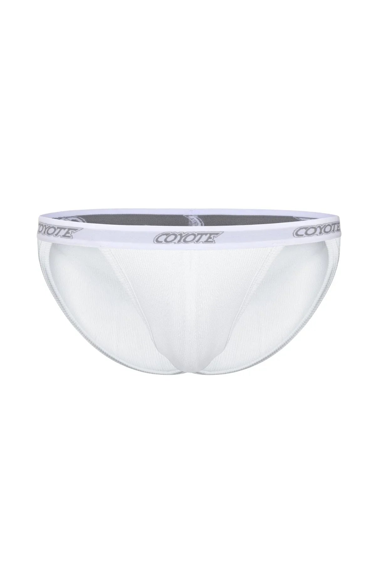 Cotton Rib Sport Brief | Pure White Briefs | Coyote Jocks