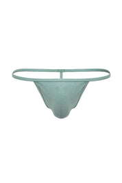 Cotton Rib T-String Thong | Grey Sage Thongs | Coyote Jocks