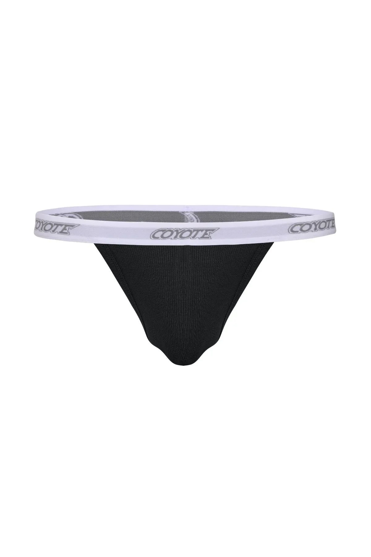 Cotton Rib Thong | Midnight Thongs | Coyote Jocks