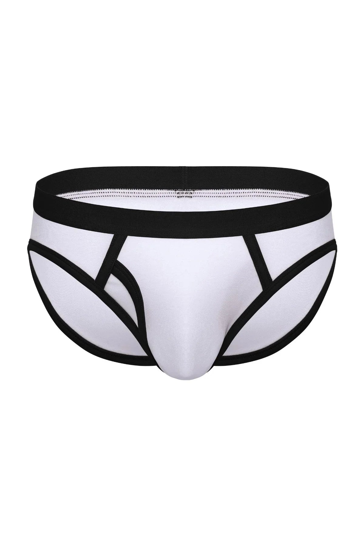 Cotton Ringer Fly Brief | Black Briefs | Coyote Jocks