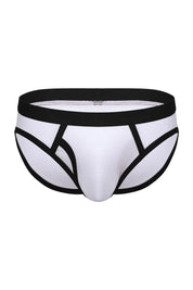 Cotton Ringer Fly Brief | Black Briefs | Coyote Jocks