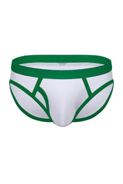 Cotton Ringer Fly Brief | Green Briefs | Coyote Jocks