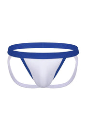 Cotton Ringer Jockstrap | Blue Jockstraps | Coyote Jocks