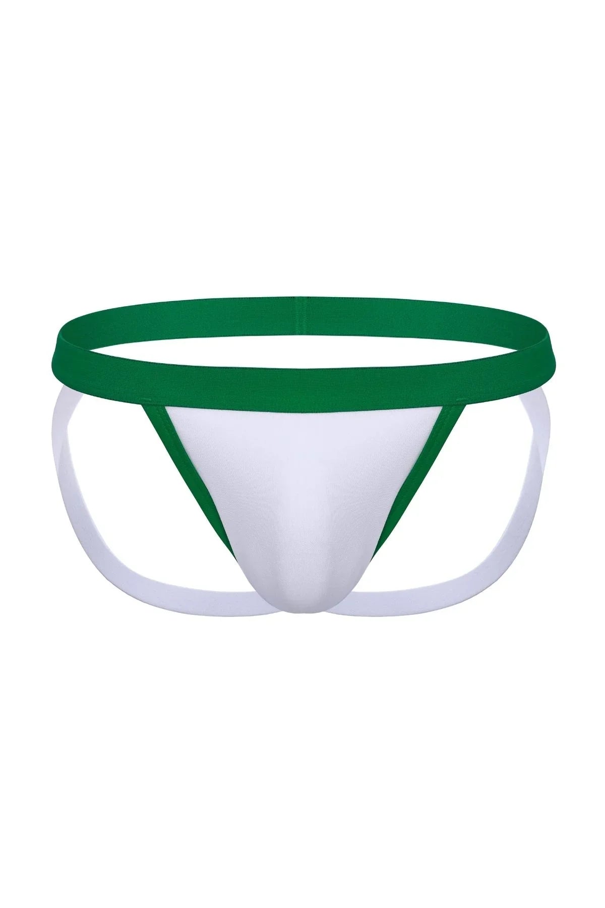 Cotton Ringer Jockstrap | Green Jockstraps | Coyote Jocks