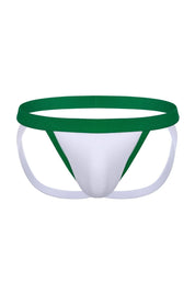 Cotton Ringer Jockstrap | Green Jockstraps | Coyote Jocks