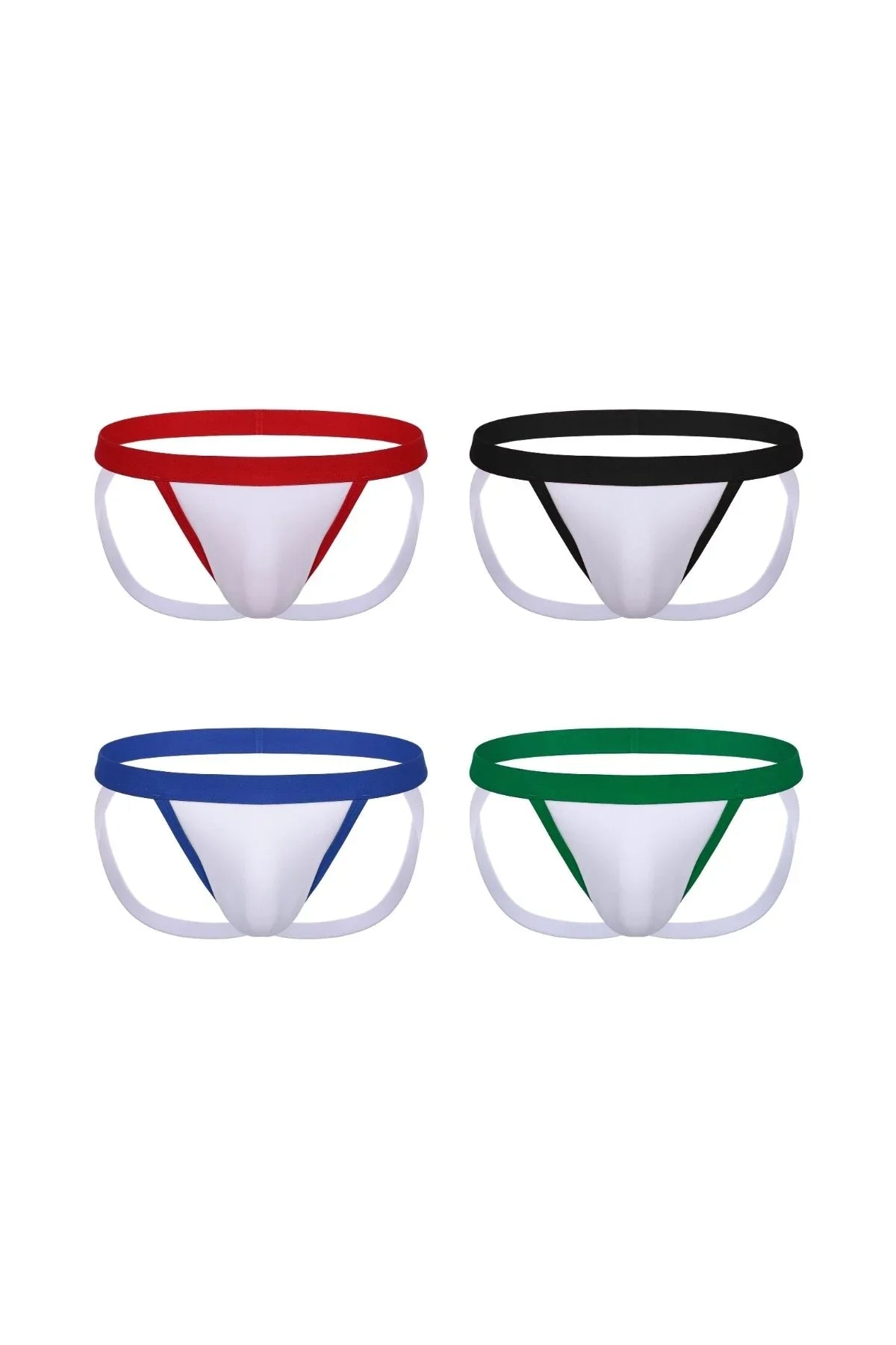 Cotton Ringer Jockstrap 4-Pack Jockstraps | Coyote Jocks