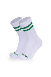 Cotton Ringer Sock | Green Socks | Coyote Jocks