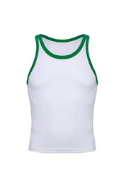 Cotton Ringer Tank | Green Tanks | Coyote Jocks