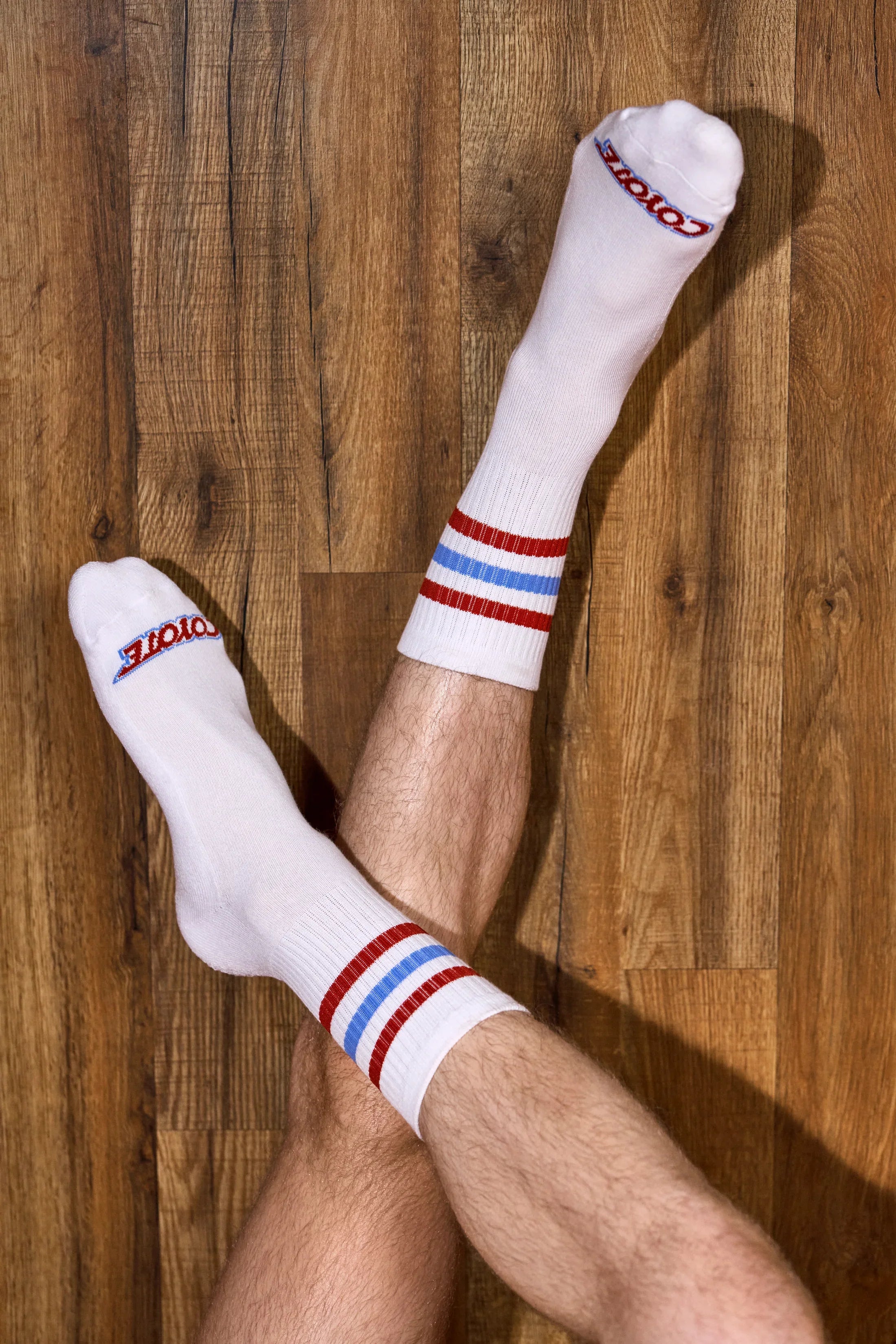 Axle Sock | Red & Blue Socks | Coyote Jocks