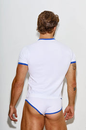 Cotton Ringer T-Shirt | Blue T-shirt | Coyote Jocks