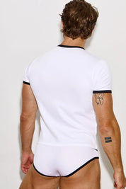 Cotton Ringer T-Shirt | Black T-shirt | Coyote Jocks