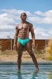 Full Swim Brief | Seafoam Swim Briefs | Coyote Jocks
