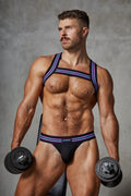 Varsity Harness | Neon Black