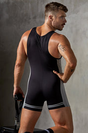 Varsity Singlet | Jet Black Singlet | Coyote Jocks