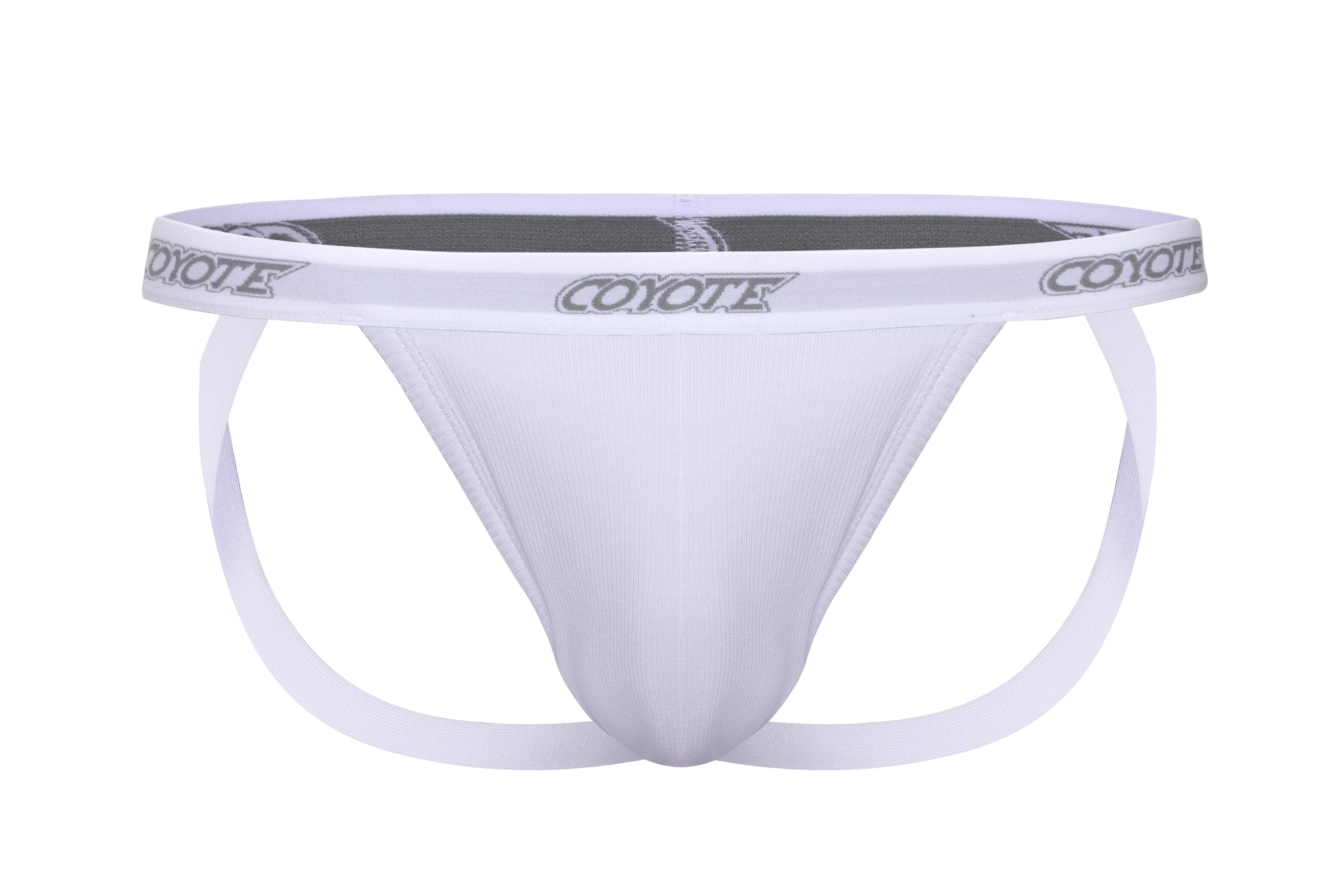 Cotton Rib Jockstrap | Pure White