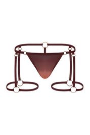 Hardware Garter Thong | Bronze Thongs | Coyote Jocks