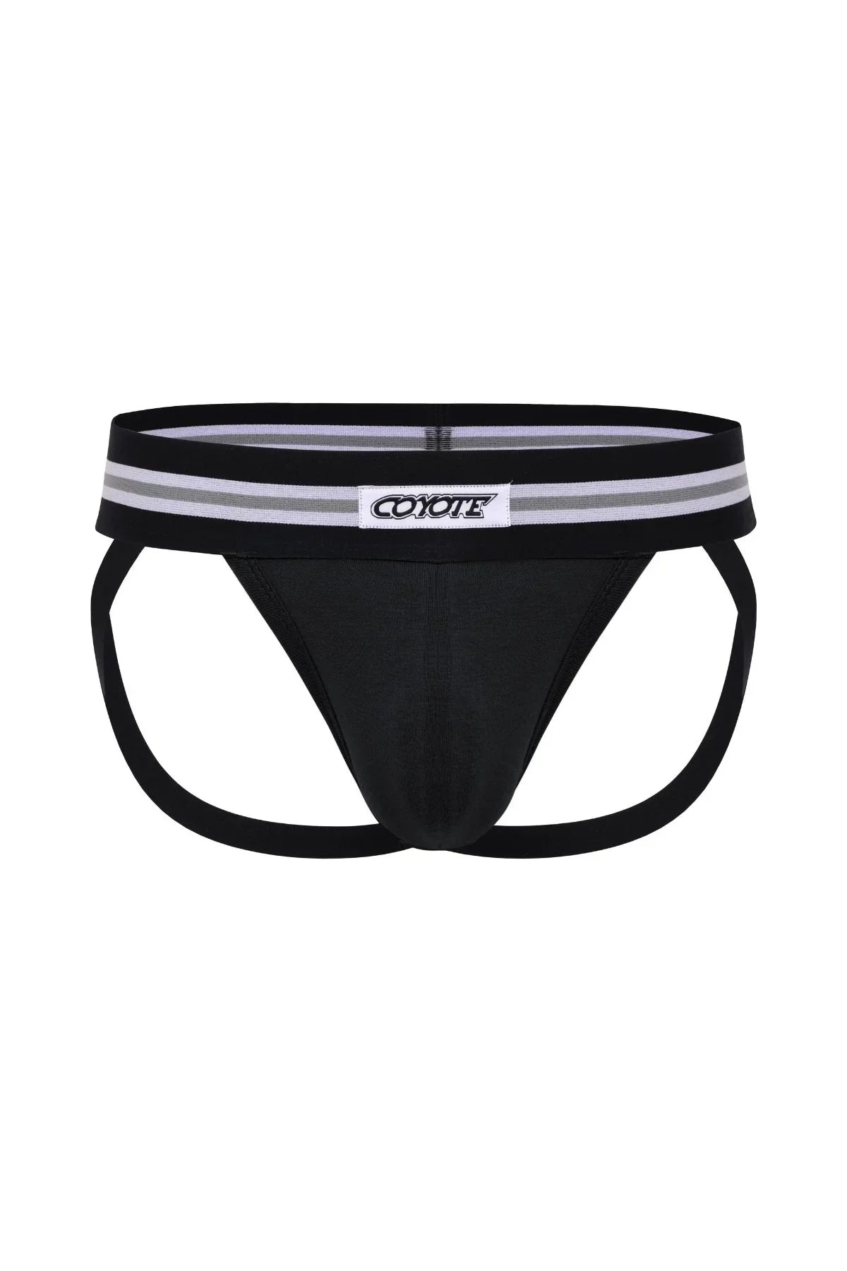 Varsity Jockstrap | Jet Black Jockstraps | Coyote Jocks