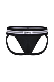 Varsity Jockstrap | Jet Black Jockstraps | Coyote Jocks