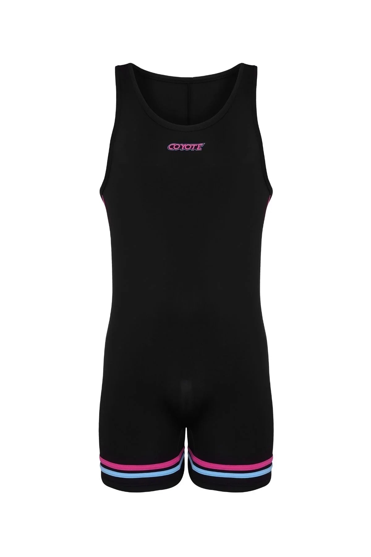 Varsity Singlet | Neon Black Singlet | Coyote Jocks