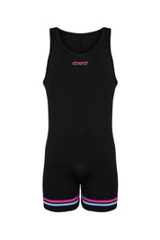 Varsity Singlet | Neon Black Singlet | Coyote Jocks