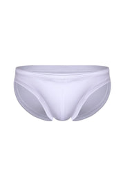 Raw Edge Bikini Brief | Fresh White Briefs | Coyote Jocks