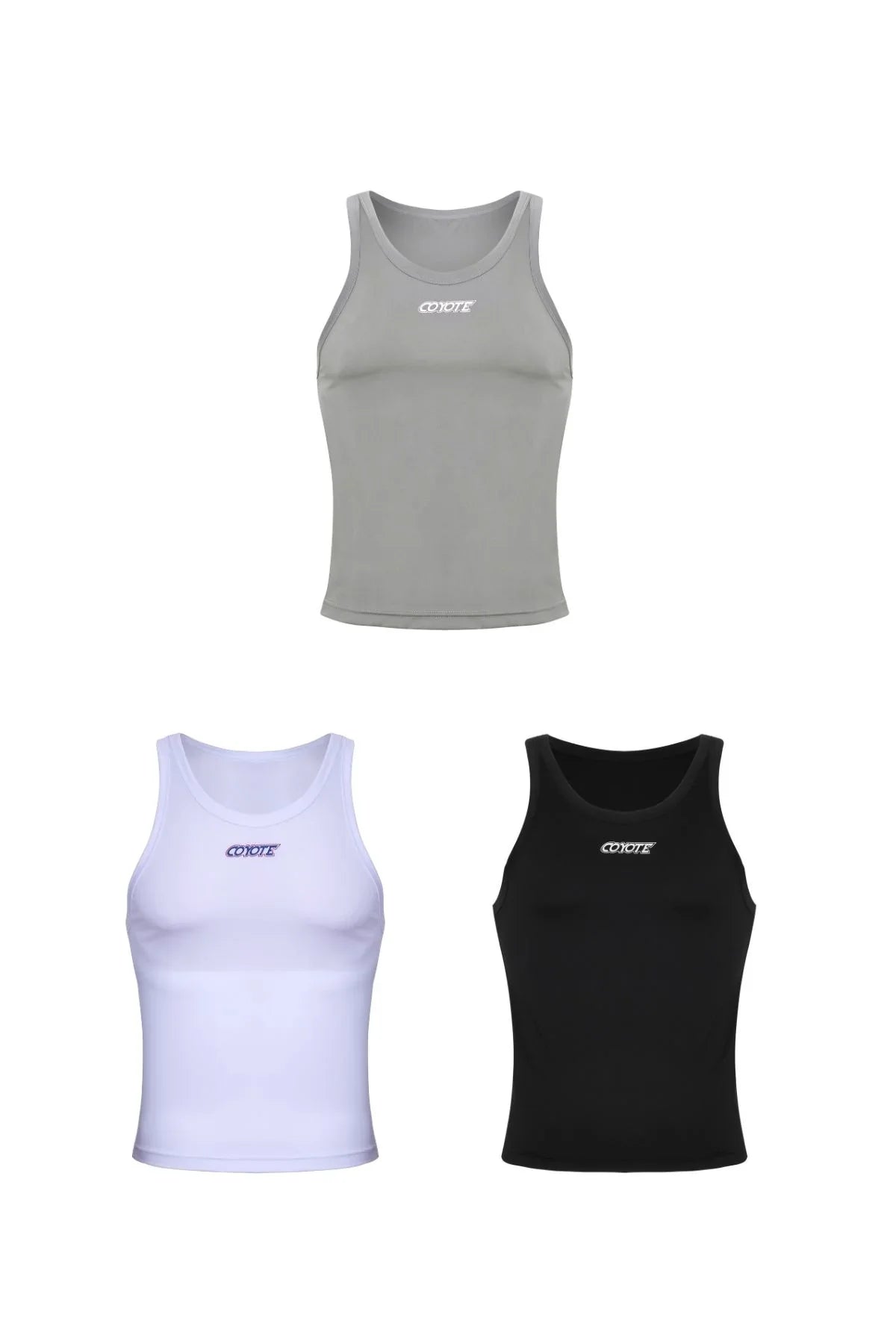 Sportswear Crop Tank 3-Pack Tanks | Coyote Jocks