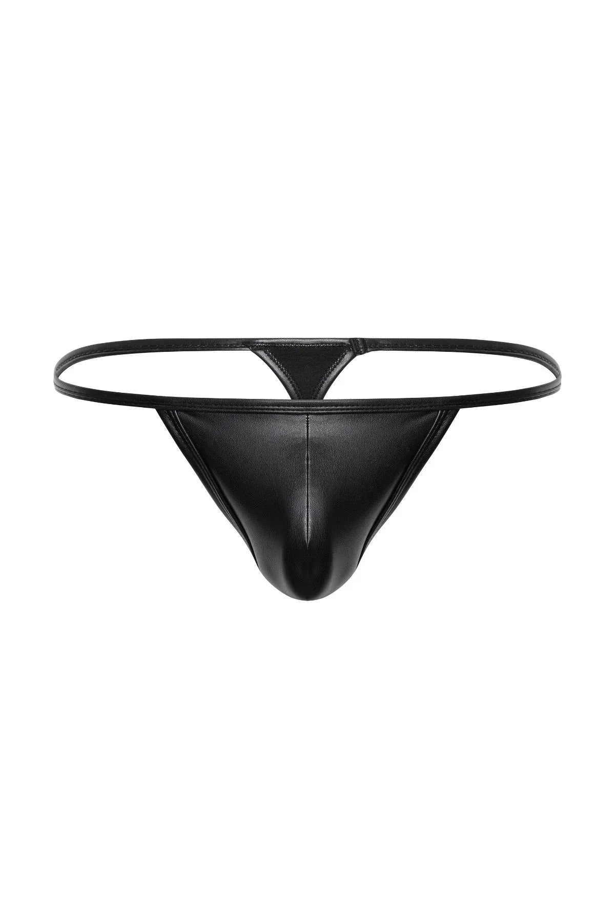 Vegan Leather Micro Thong Thongs | Coyote Jocks