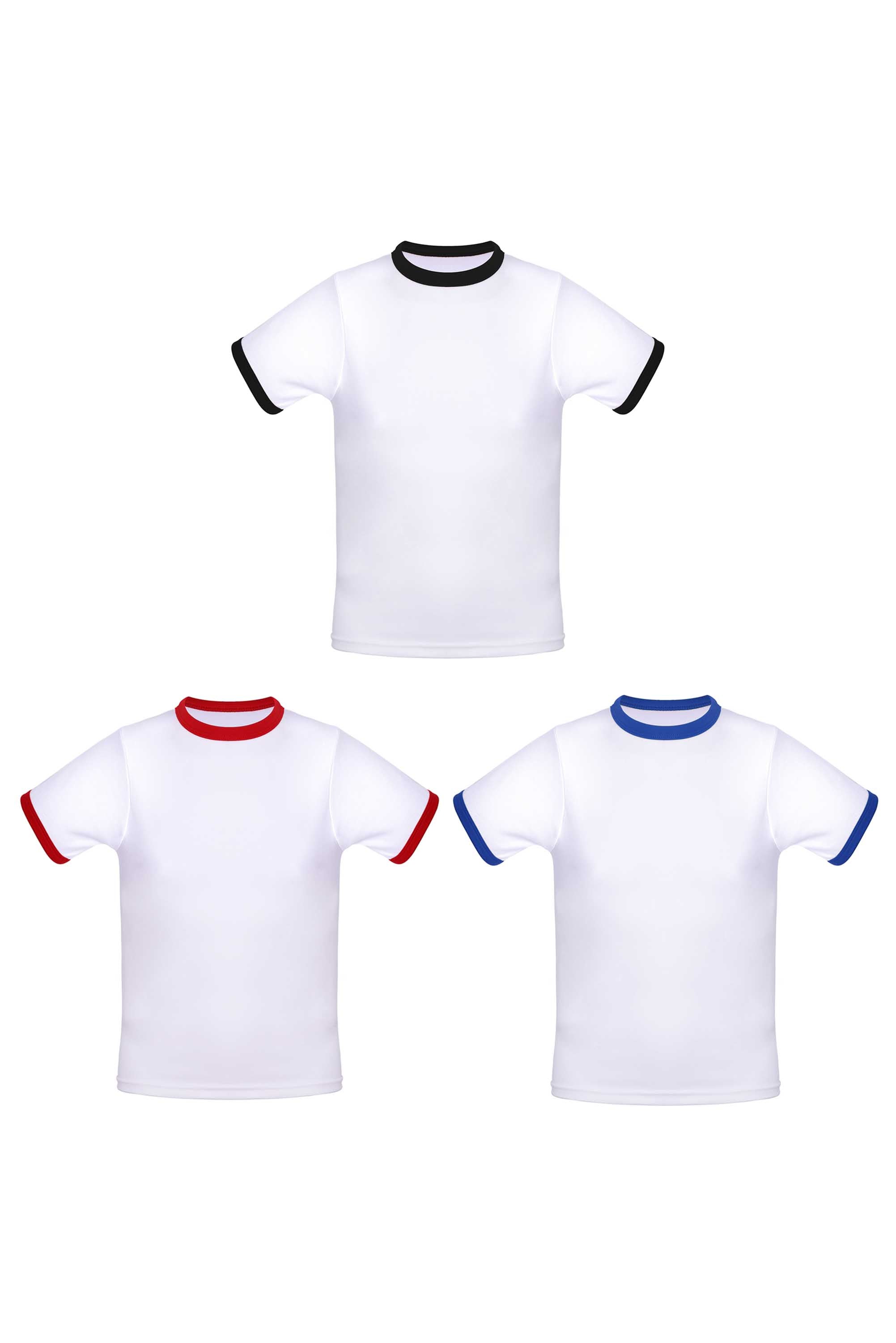 Cotton Ringer T-Shirt 3-Pack