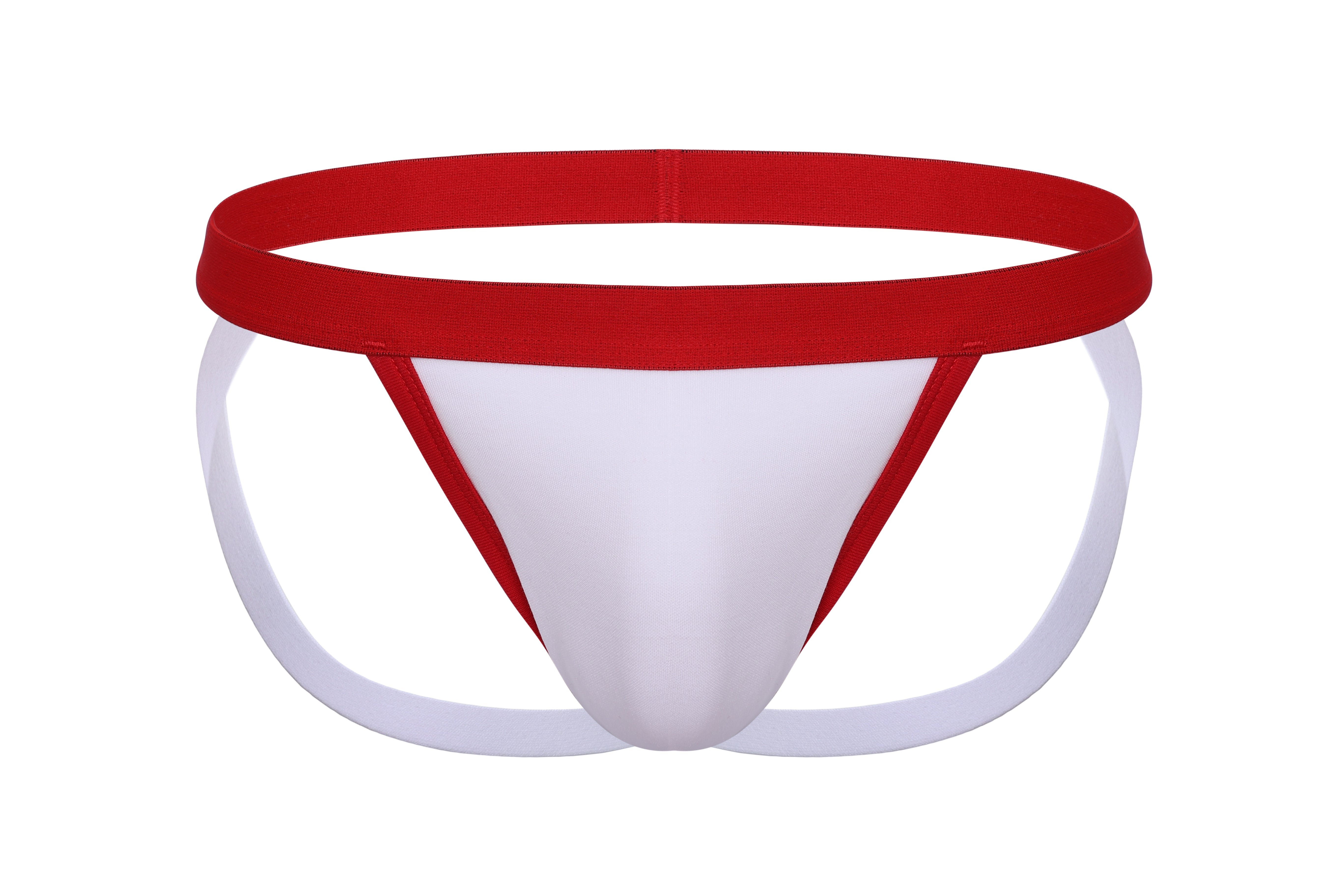 Cotton Ringer Jockstrap | Red