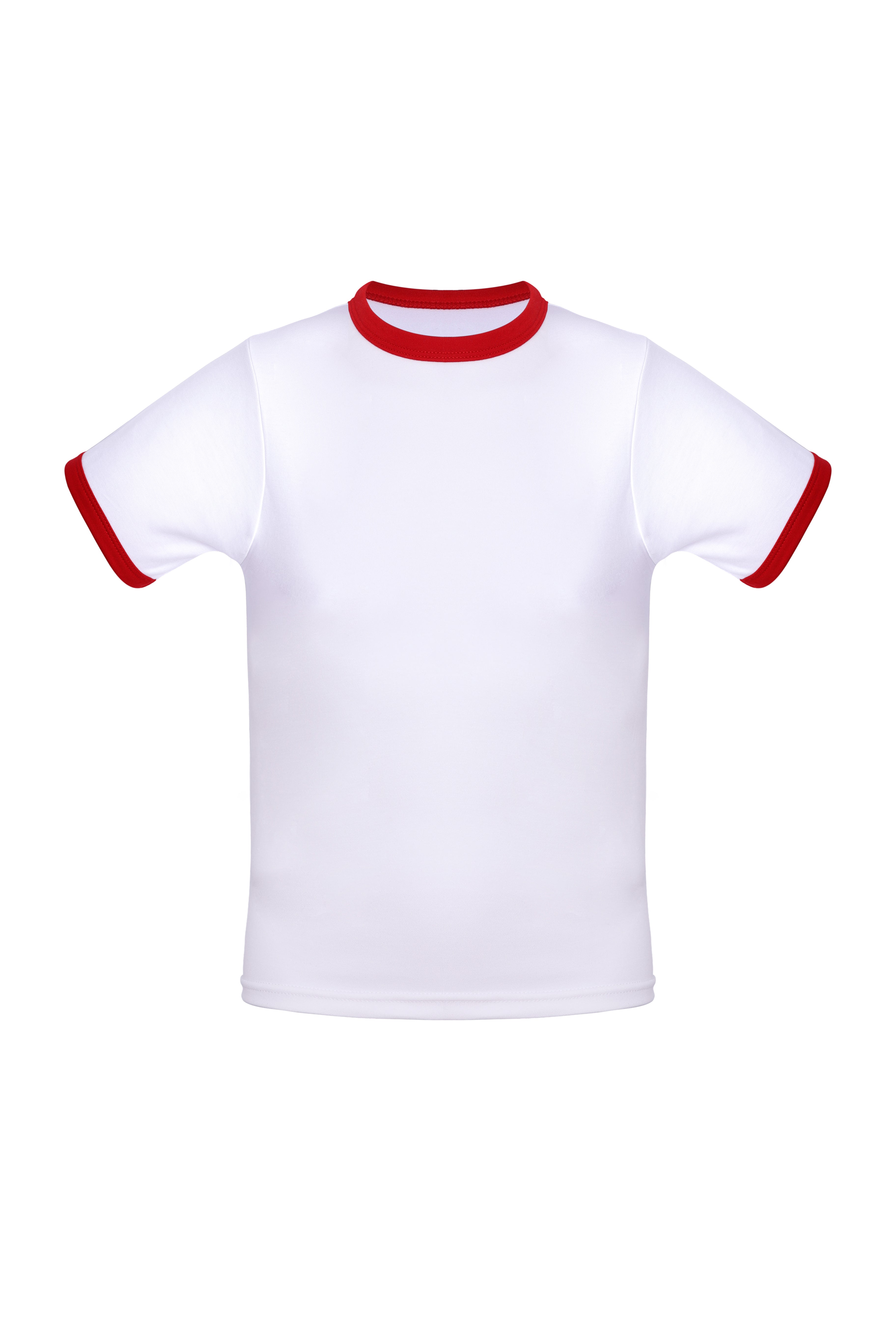 Cotton Ringer T-Shirt | Red