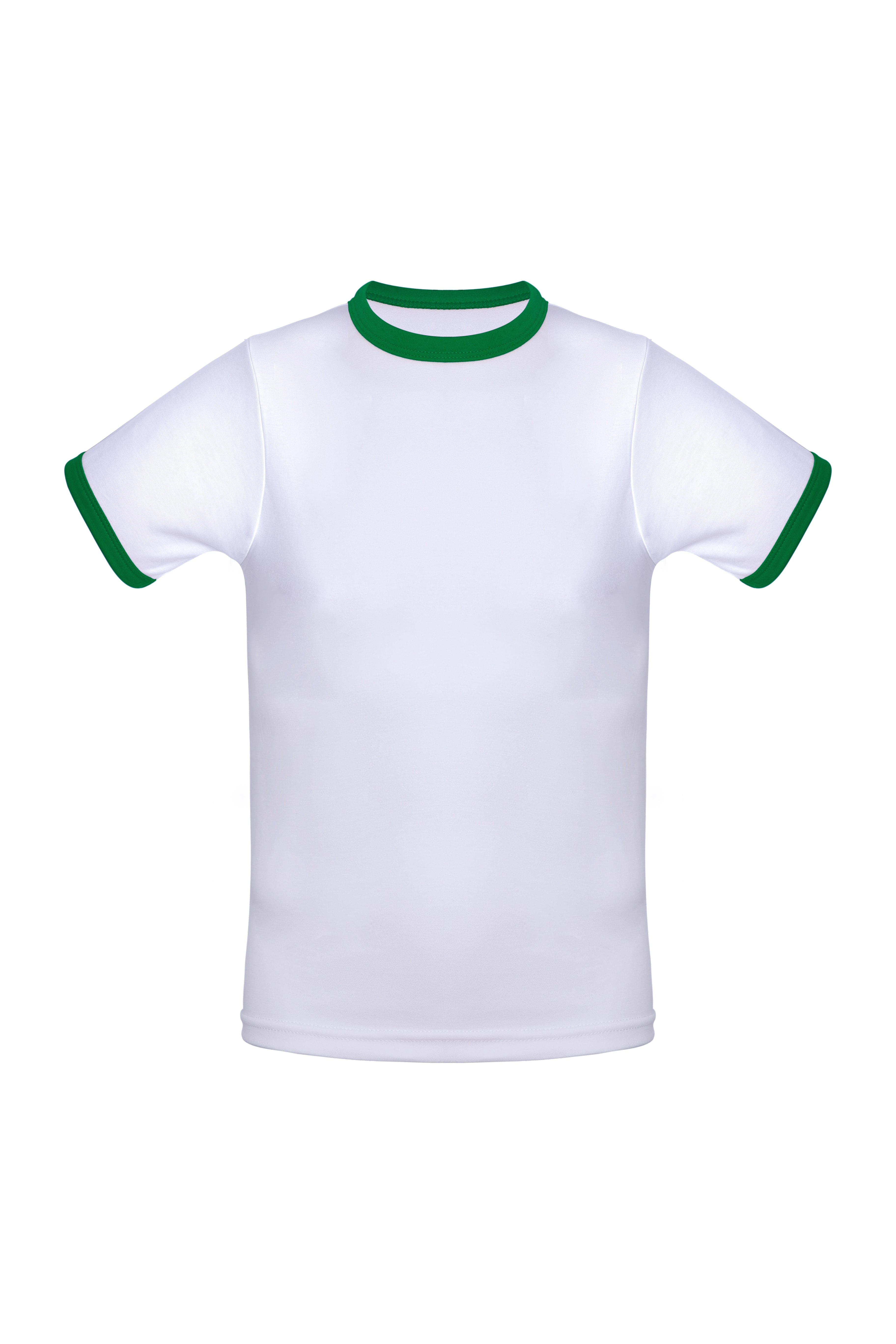 Cotton Ringer T-Shirt | Green