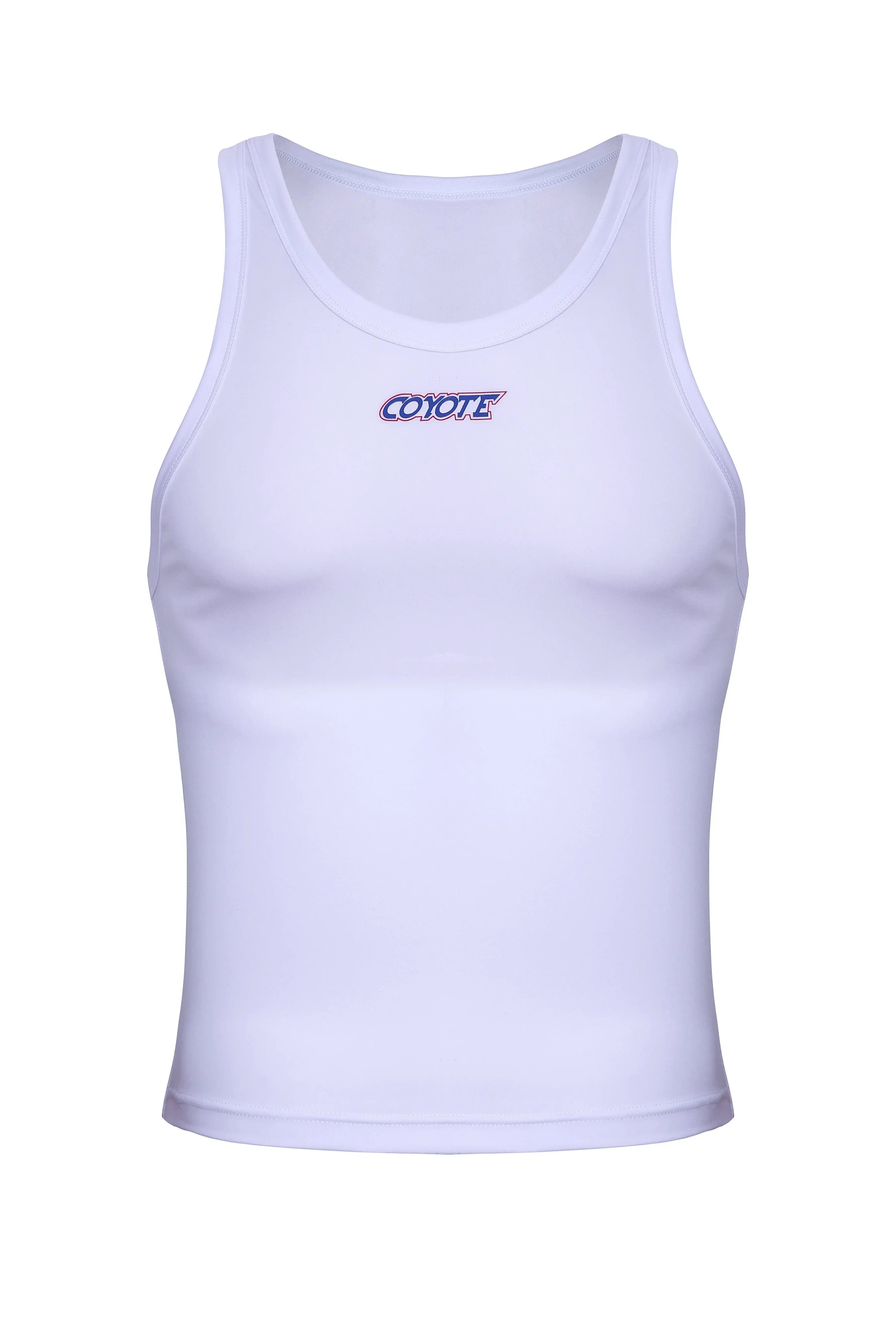 Wide Strap Cropped Sport Tank