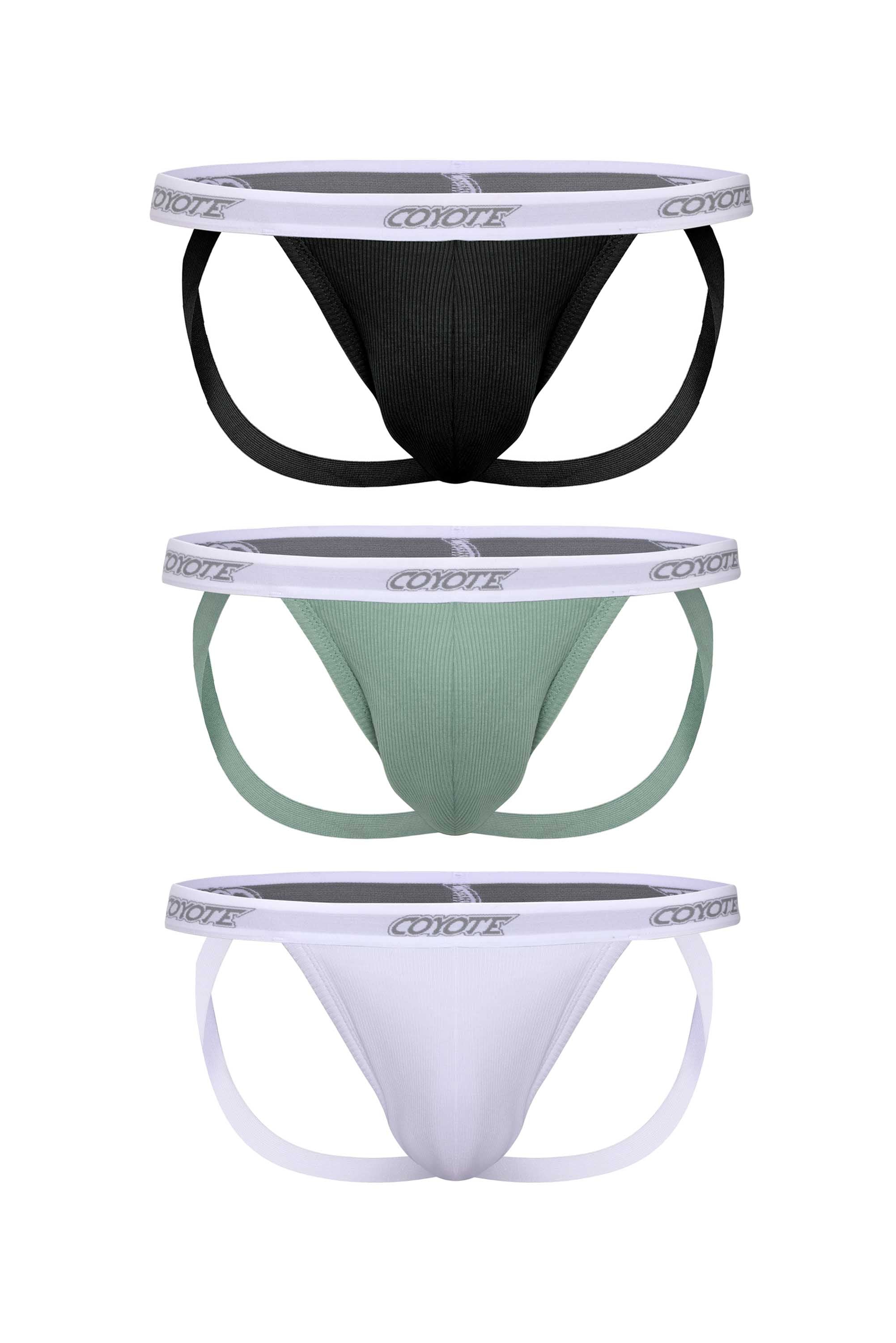 Cotton Rib Jockstrap 3-Pack