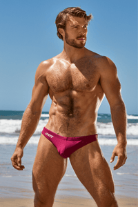 Classic Swim Brief | Burgundy